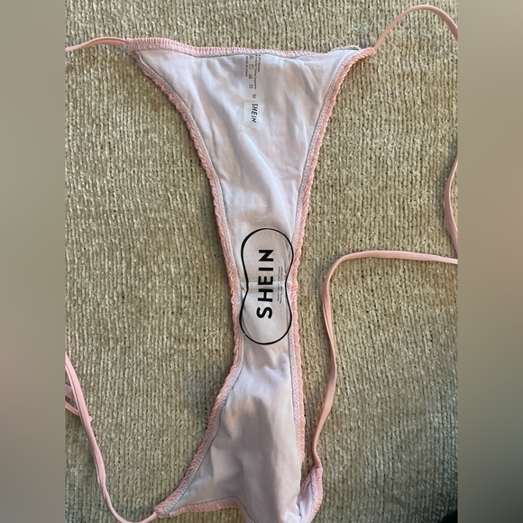 Smocked Triangle Bikini Swimsuit - Picture 8 of 8